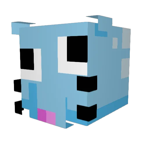 youngmanstan Minecraft avatar head, 3D render