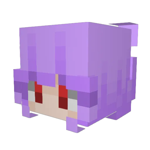 youngpixuu Minecraft avatar head, 3D render