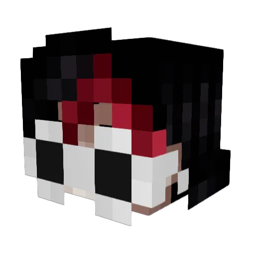 youngromero Minecraft avatar head, 3D render