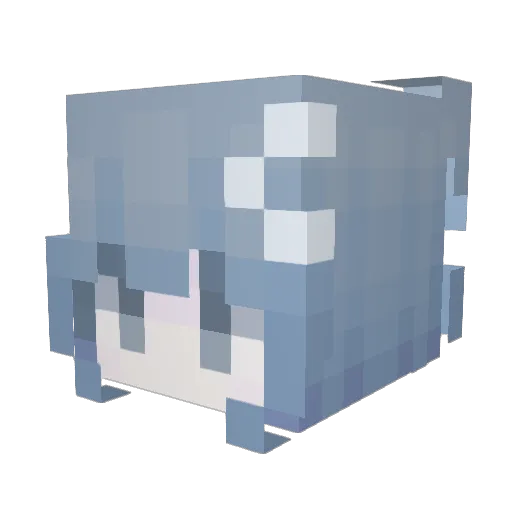 younojj Minecraft avatar head, 3D render