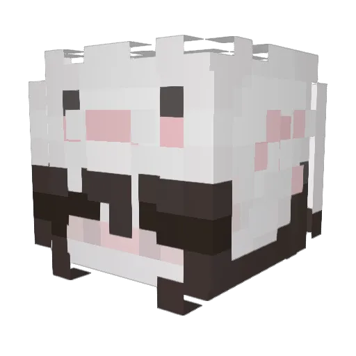 your0mama Minecraft avatar head, 3D render