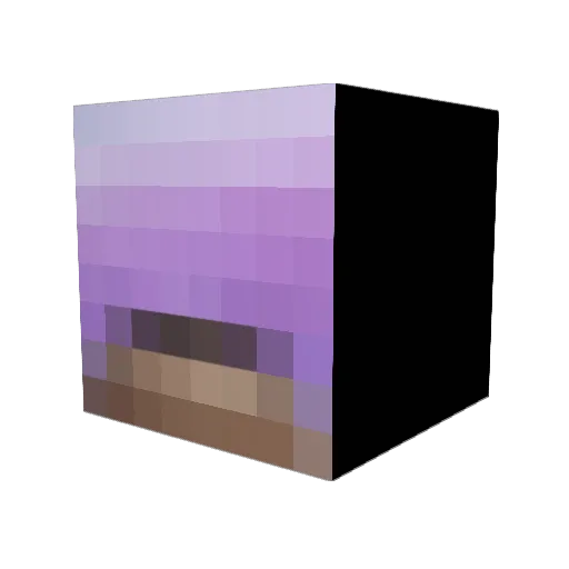 yourLocalPuff Minecraft avatar head, 3D render