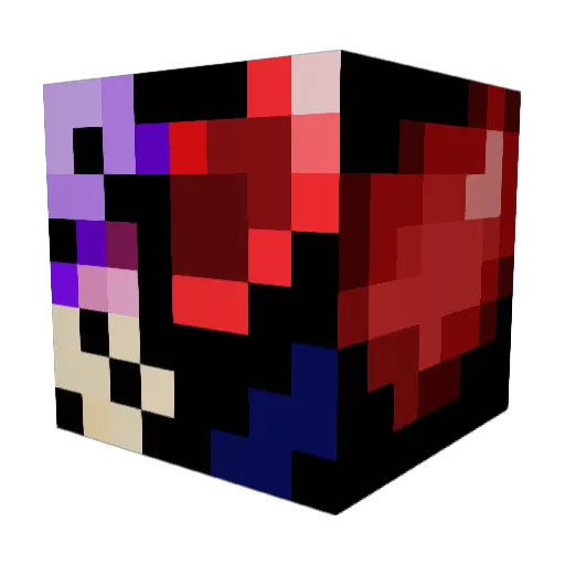 your_femur Minecraft avatar head, 3D render