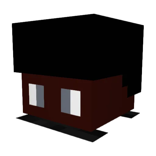 your_god6 Minecraft avatar head, 3D render