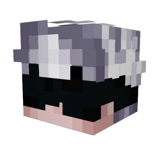 youremaidenless Minecraft avatar head, 3D render
