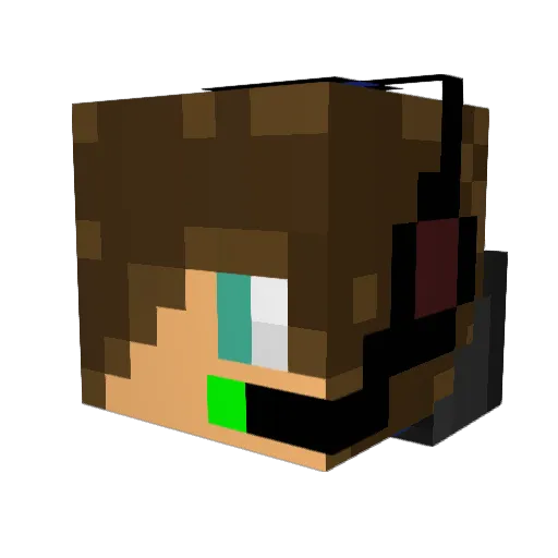yourface57 Minecraft avatar head, 3D render