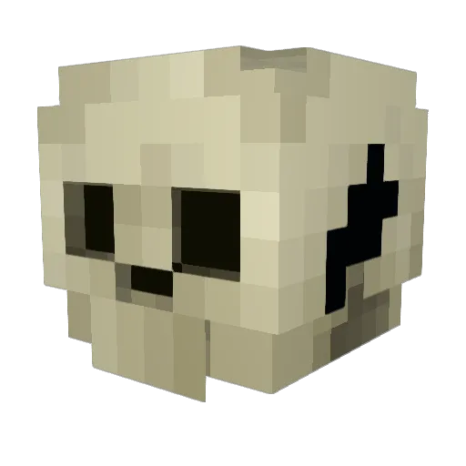 yourflesh Minecraft avatar head, 3D render