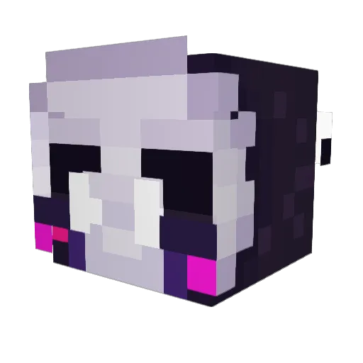 yourfourner Minecraft avatar head, 3D render