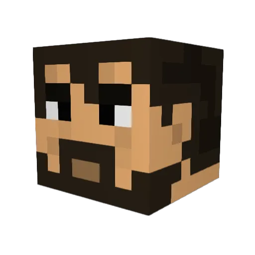yourfutureruler Minecraft avatar head, 3D render