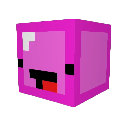 yourgroceries Minecraft avatar head, 3D render