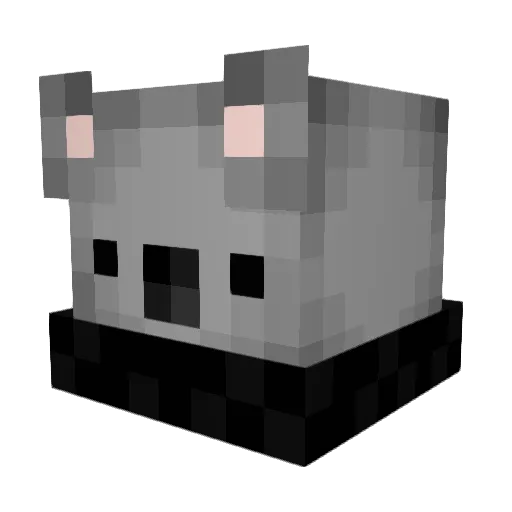 youriSTR Minecraft avatar head, 3D render