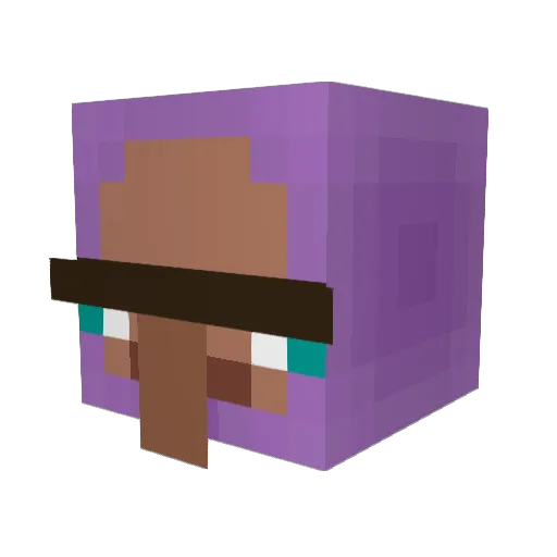 youri_b Minecraft avatar head, 3D render