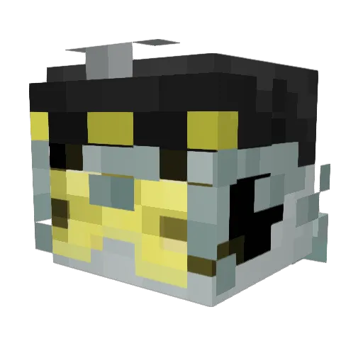 yourlocalSDN_I3 Minecraft avatar head, 3D render