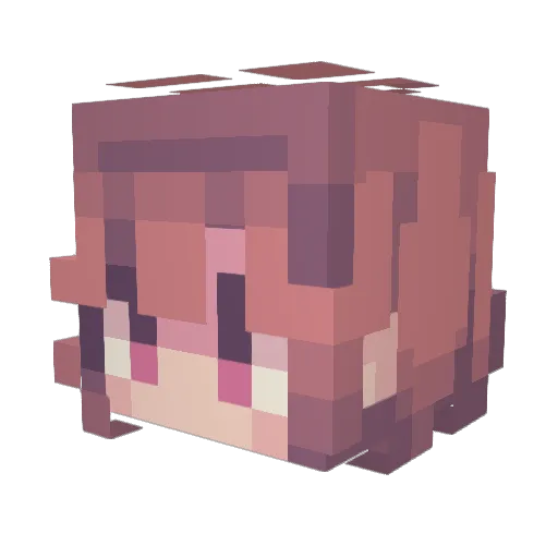 yourlocalhuman8 Minecraft avatar head, 3D render