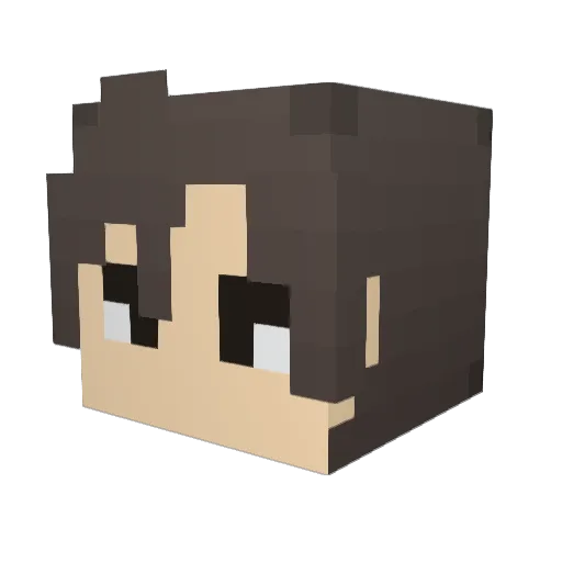 yourmine1122 Minecraft avatar head, 3D render