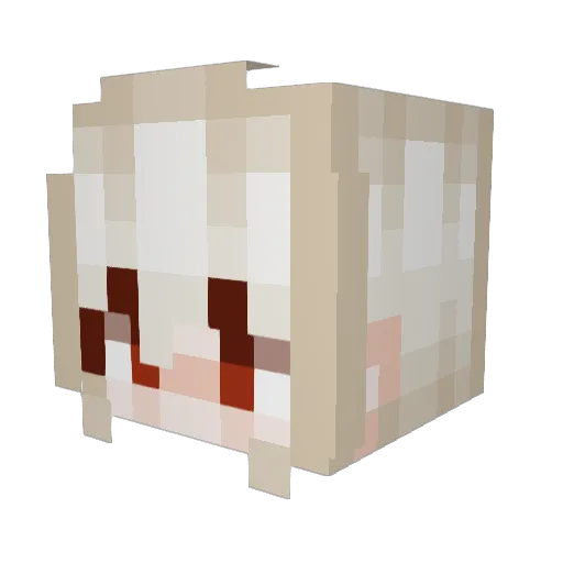 yourmomdumb413 Minecraft avatar head, 3D render