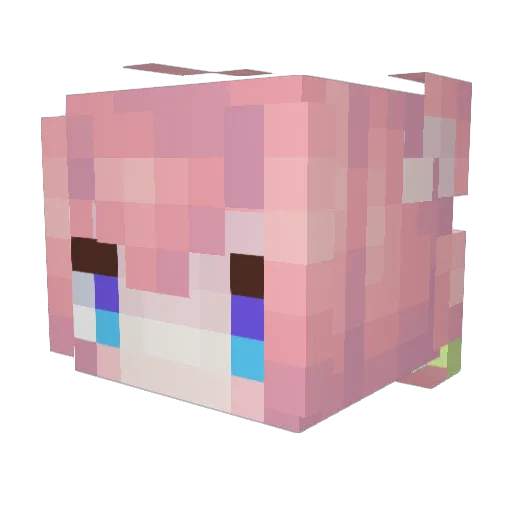 yousafl Minecraft avatar head, 3D render