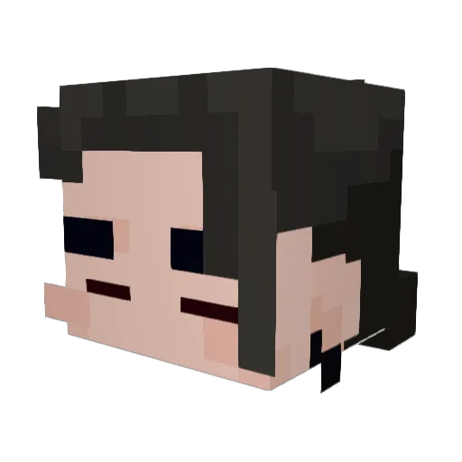 yousef_zo Minecraft avatar head, 3D render