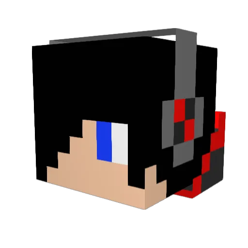 yousefcraft888 Minecraft avatar head, 3D render