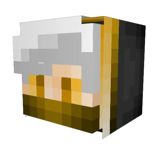youssef69 Minecraft avatar head, 3D render
