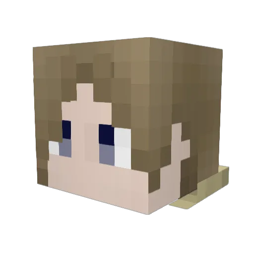 yousu829 Minecraft avatar head, 3D render