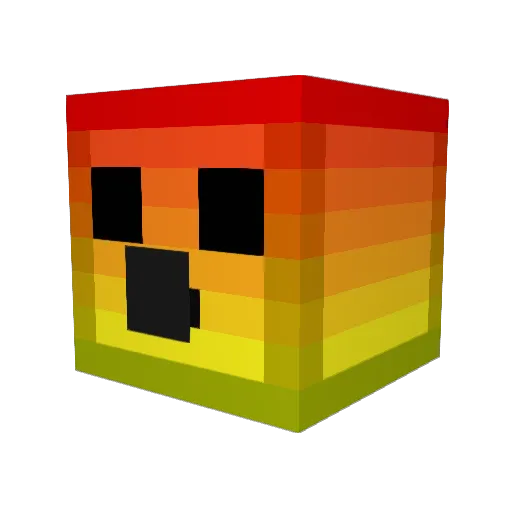 yousuckman4876 Minecraft avatar head, 3D render