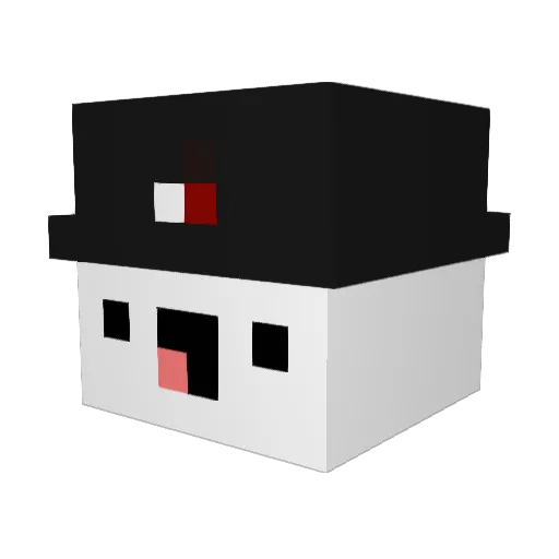 youyou520 Minecraft avatar head, 3D render