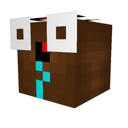 youyou76 Minecraft avatar head, 3D render