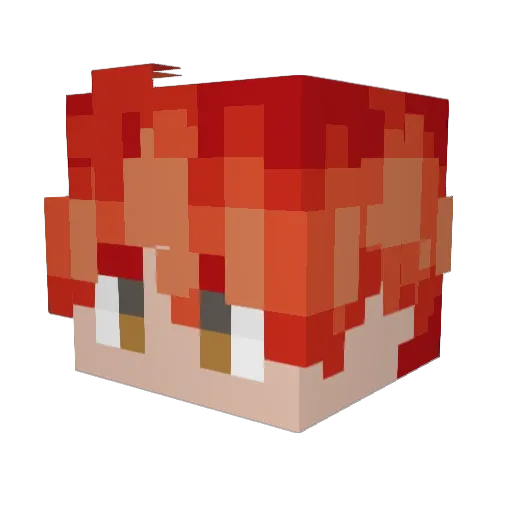 youzhang12 Minecraft avatar head, 3D render