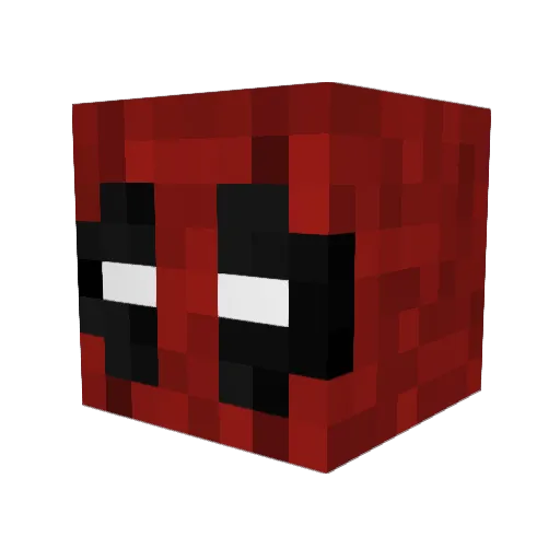 yovicorn Minecraft avatar head, 3D render