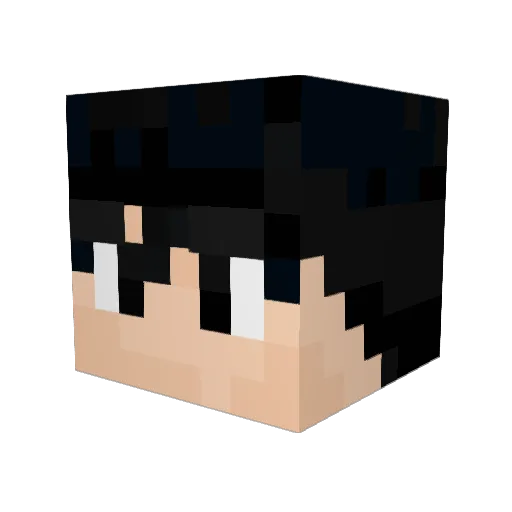 yovictor Minecraft avatar head, 3D render