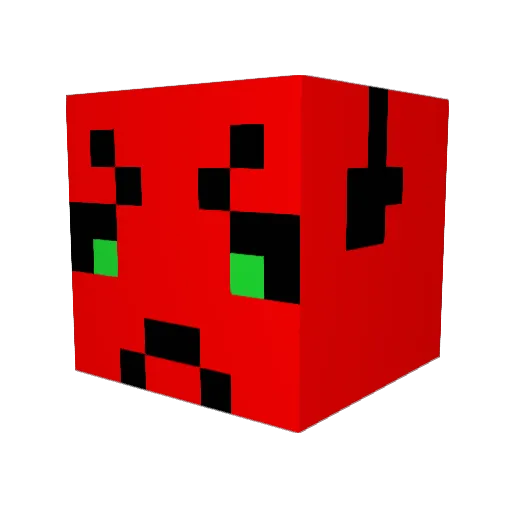 yoxney Minecraft avatar head, 3D render
