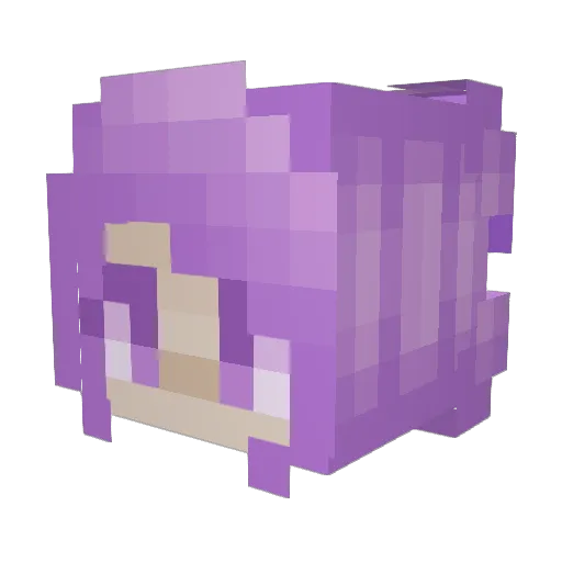 yoyeetyote Minecraft avatar head, 3D render