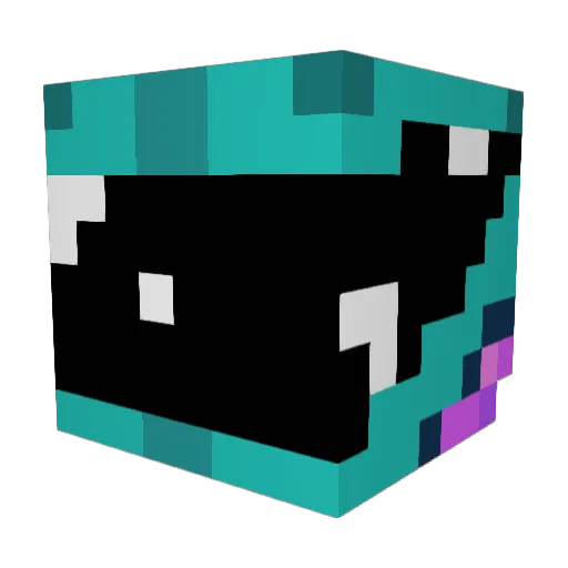 yoyjux Minecraft avatar head, 3D render