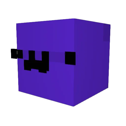 yoyo7777 Minecraft avatar head, 3D render