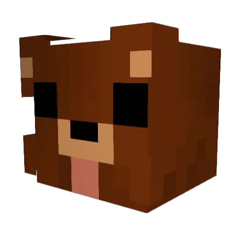 yoyo89100 Minecraft avatar head, 3D render