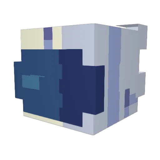 yoyo9191 Minecraft avatar head, 3D render