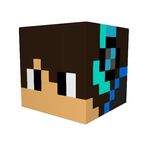 yoyo_95 Minecraft avatar head, 3D render