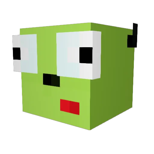 yoyo_bro Minecraft avatar head, 3D render