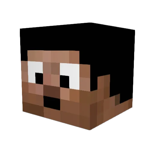 yoyoman26 Minecraft avatar head, 3D render