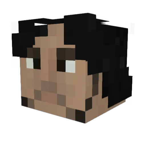 yoyoudu75 Minecraft avatar head, 3D render