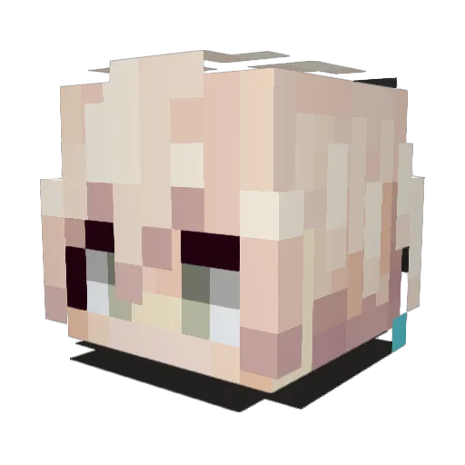 yoyoyo0815 Minecraft avatar head, 3D render