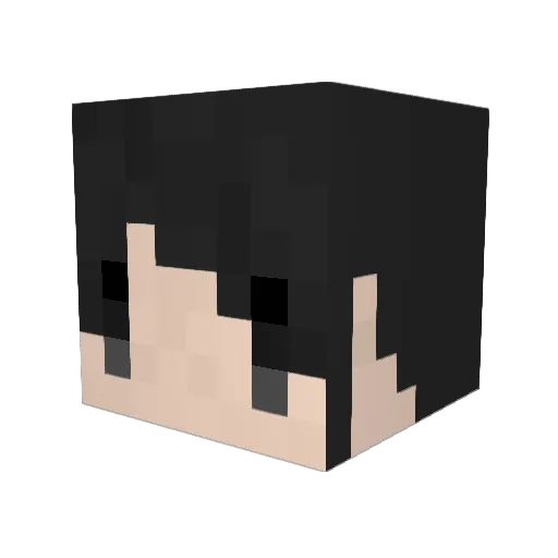 yozakura155 Minecraft avatar head, 3D render