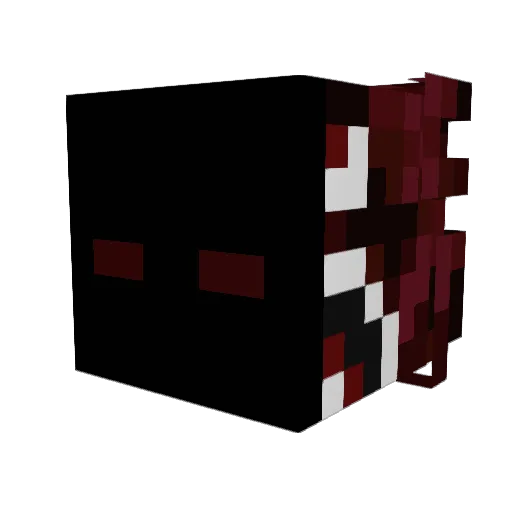yplr Minecraft avatar head, 3D render