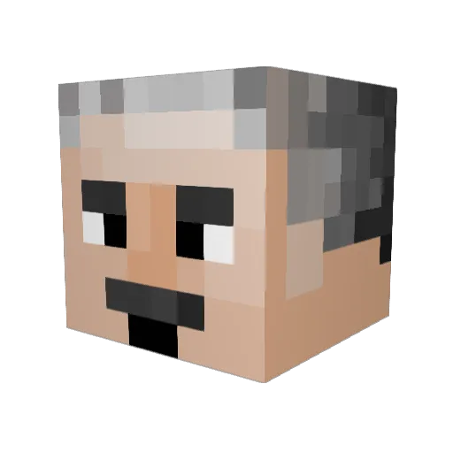 ypro311 Minecraft avatar head, 3D render