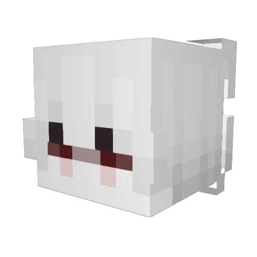 yrap Minecraft avatar head, 3D render