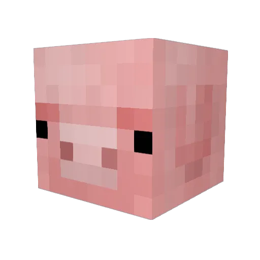 yrcob Minecraft avatar head, 3D render