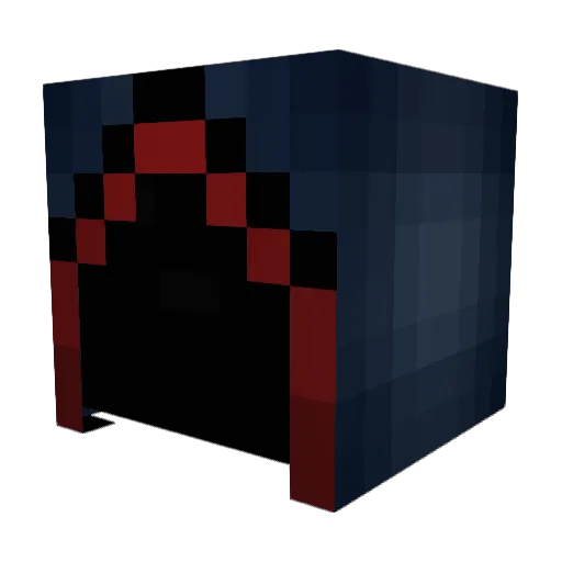 yrecros Minecraft avatar head, 3D render