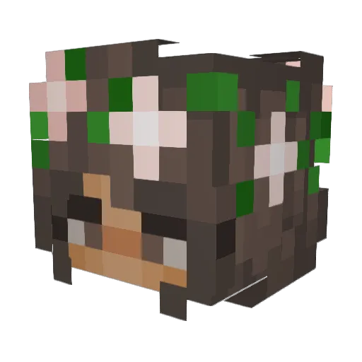 yresiM Minecraft avatar head, 3D render