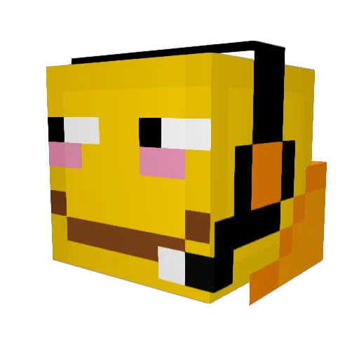 yrf233 Minecraft avatar head, 3D render